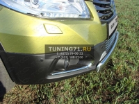 Защита передняя нижняя (овальная) 75х42 мм Suzuki SX4 2014